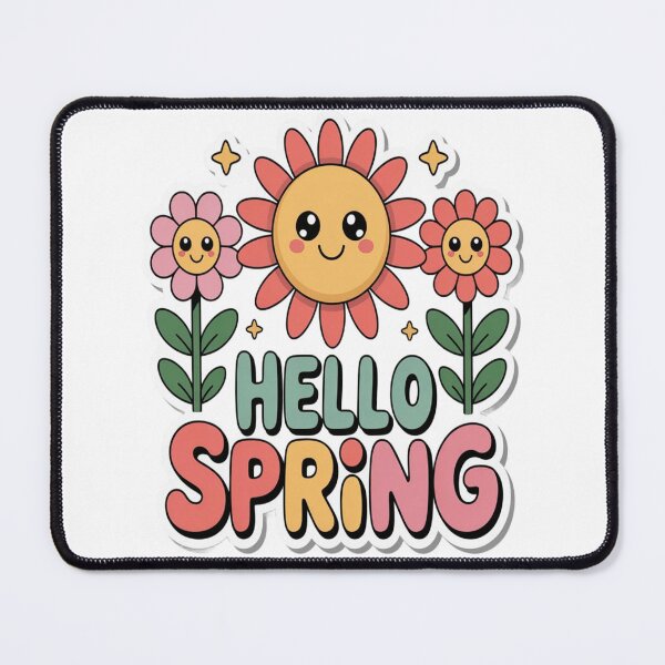 Item preview, Hello Spring | Cute Floral Style | Spring Lovers designed and sold by InspiredCreatives.