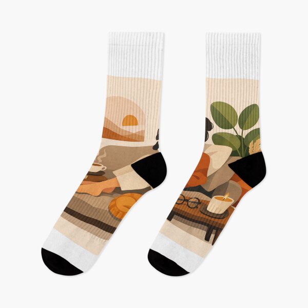 Item preview, Cozy Book Woman girl Mom Cat Aesthetic Relaxing Lifestyle Design Books plants selfcare  designed and sold by VISO-art.