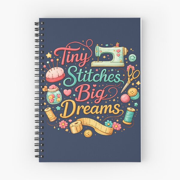 Item preview, Tiny Stitches Big Dreams – Cute Sewing Lover Design designed and sold by blankTeeShirt.