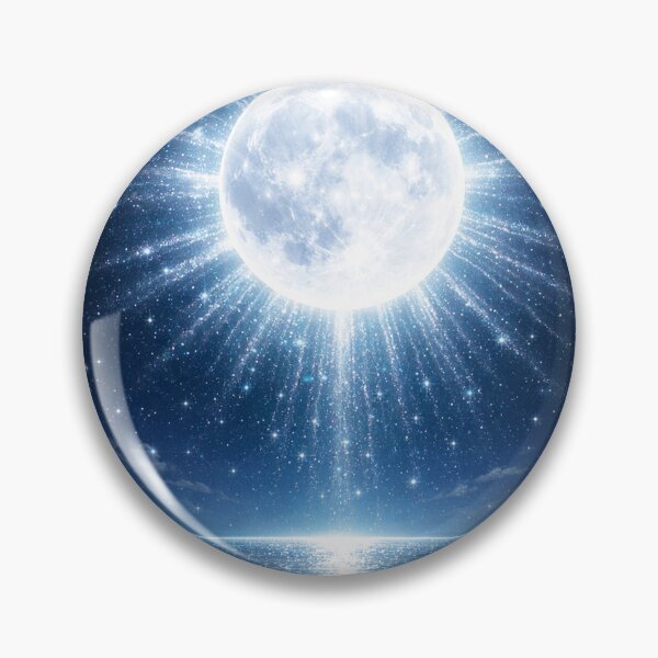 Item preview, Cold Moon Ocean Synthwave Aesthetic – Cosmic Galaxy Night Sky Vaporwave Seascape designed and sold by 486DesignCo.
