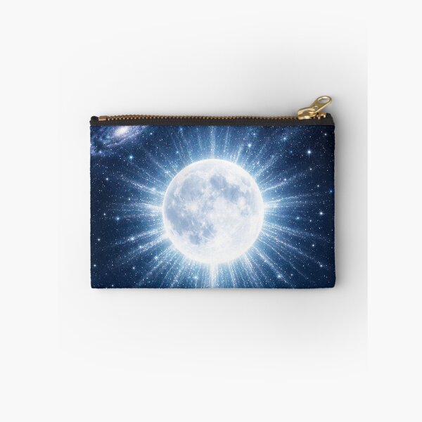 Item preview, Cold Moon Ocean Synthwave Aesthetic – Cosmic Galaxy Night Sky Vaporwave Seascape designed and sold by 486DesignCo.