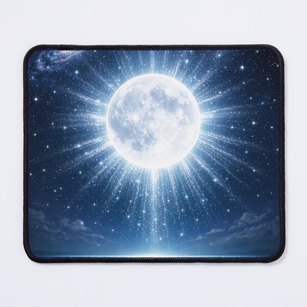 Item preview, Cold Moon Ocean Synthwave Aesthetic – Cosmic Galaxy Night Sky Vaporwave Seascape designed and sold by 486DesignCo.