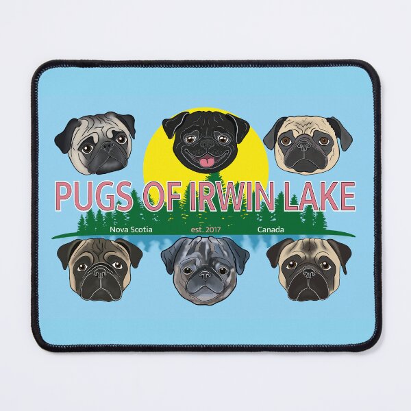 Item preview, Pugs of Irwin Lake designed and sold by FivePugs.