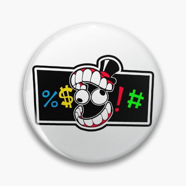 Item preview, CAINE SWEARING CENSOR BAR (THE AMAZING DIGITAL CIRCUS TADC) designed and sold by Python Designs .