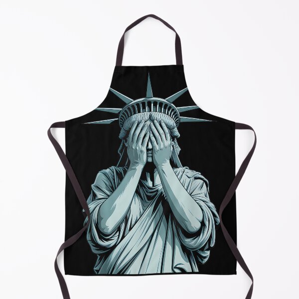 Item preview, Ashamed Statue of Liberty Covering Her Face Crying Equality designed and sold by JosephCTesterma.