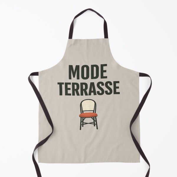Item preview, French Café Terrace Shirt – Mode Terrasse Minimalist Typography designed and sold by POD DYNASTY | Original Print On Demand T-Shirt Graphics.