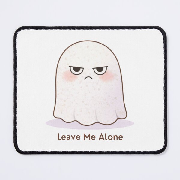 Item preview, Leave Me Alone Ghost | Cute Kawaii Aesthetic | Introvert Mood Design designed and sold by The Mood Index.