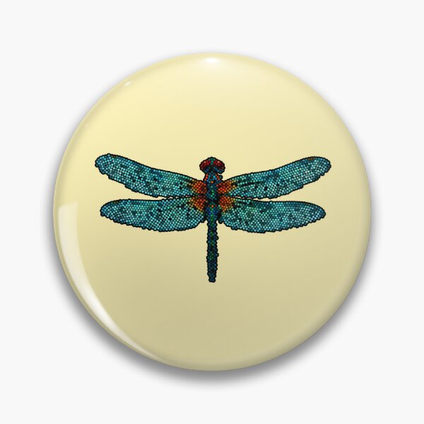 Item preview, Dragonfly Dot Art Mosaic designed and sold by MSBM Designs.