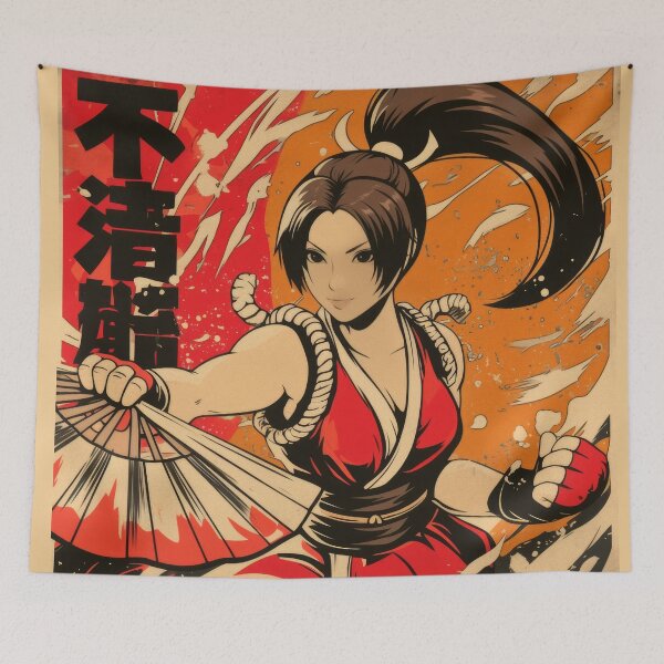 Item preview, Mai Vintage Poster  designed and sold by AnimeArsenalPrints.