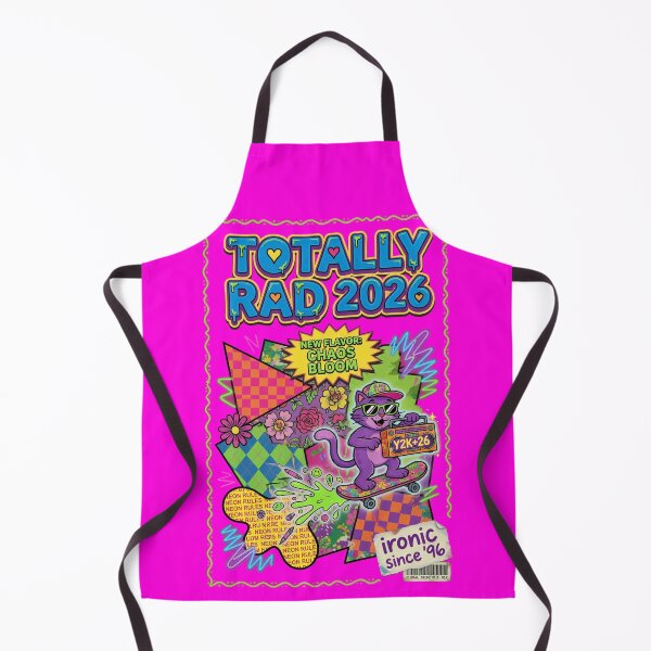 Item preview, Totally Rad 2026 Y2K Chaos Bloom Neon Cat Skateboard designed and sold by REAL IRISH GIFTS.