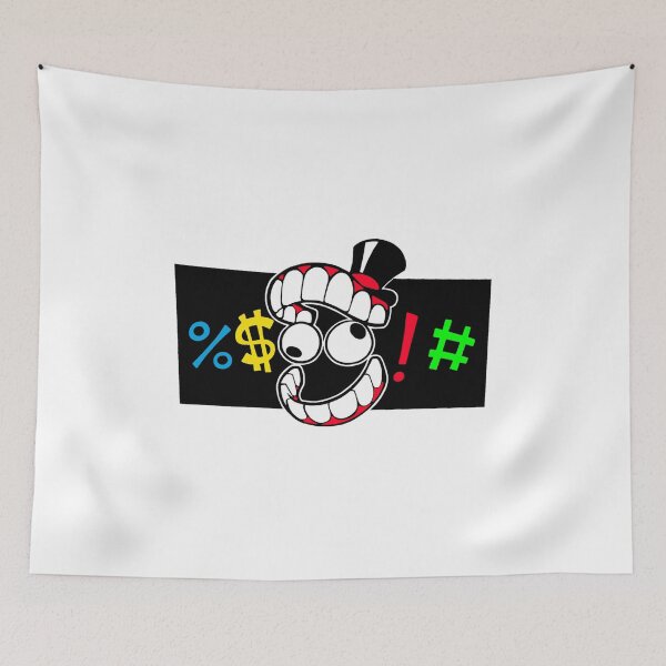 Item preview, CAINE SWEARING CENSOR BAR 2 (THE AMAZING DIGITAL CIRCUS TADC) designed and sold by Python Designs .