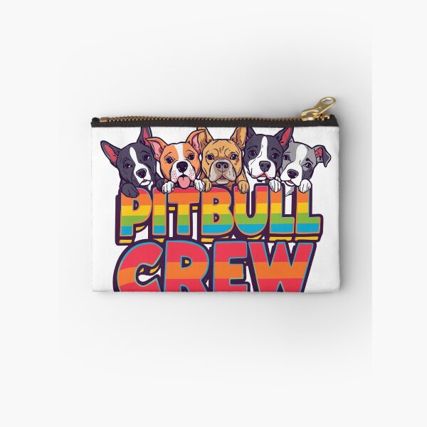 Item preview, Colorful  Pitbull  Crew block letters designed and sold by My Pitbull Place.