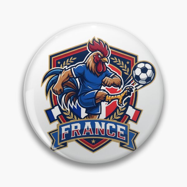 Item preview, France Rooster Soccer Mascot designed and sold by Art Intelligence.