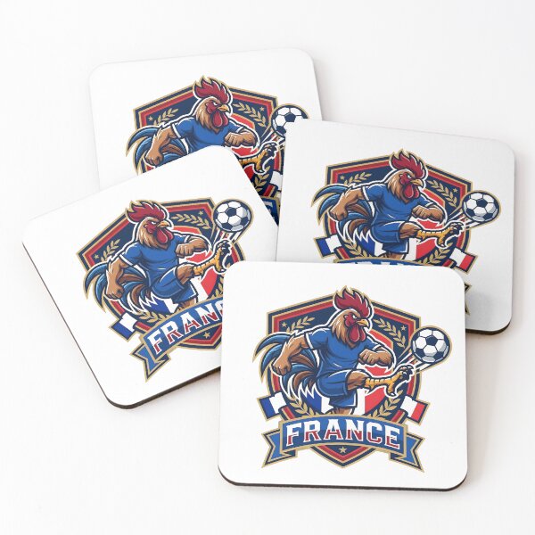 Item preview, France Rooster Soccer Mascot designed and sold by Art Intelligence.