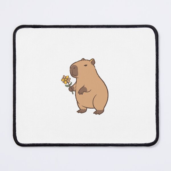 Item preview, Capybara is giving you a flower designed and sold by TheFurezuStudio.