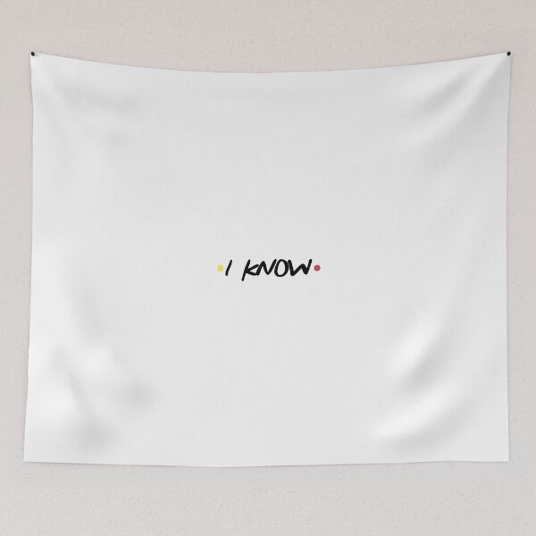 Item preview, I Know Statement Minimalist Text Design designed and sold by NicolasGlowArt.