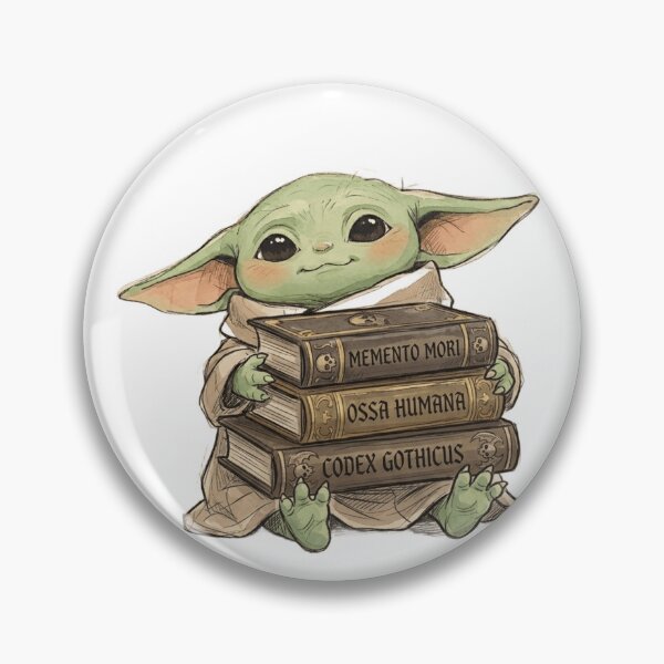 Item preview, BABY YODA GOTHIC BOOKS DARK ACADEMY GROGU designed and sold by LIS AND MELIVERSO.