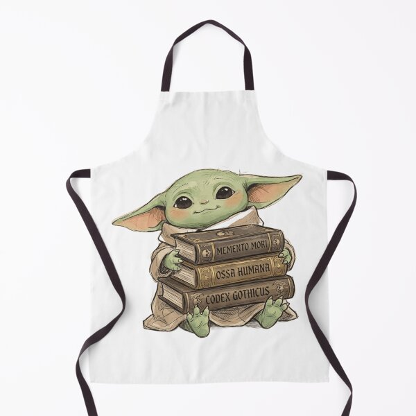 Item preview, BABY YODA GOTHIC BOOKS DARK ACADEMY GROGU designed and sold by LIS AND MELIVERSO.