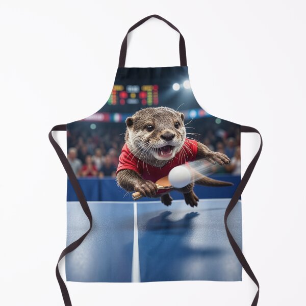 Item preview, Otter Tears Up the Table Tennis Tournament designed and sold by Tridentulus.