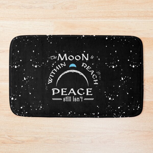 Item preview, The Moon Is Within Reach Peace Isn’t – Earthrise Moon Artemis Inspired Minimalist Space Quote Christian Peace Reflection designed and sold by ZechJohnRB.