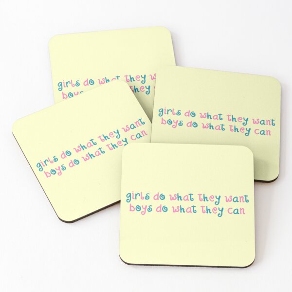 Item preview, girls do what they want boys do what they can designed and sold by trinketgal.