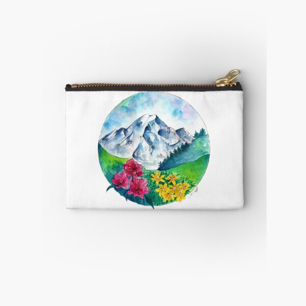 Aperçu de l'œuvre Peinture aquarelle du Mont Blanc créée et vendue par Daniela Mejia.