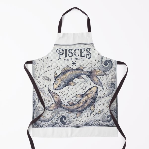 Item preview, Vintage Pisces Zodiac Fish Celestial Constellation Engraving Art designed and sold by urbinet.