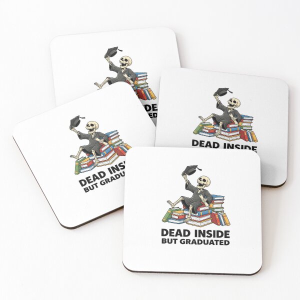 Item preview, Funny Graduated Dead Inside But Graduated  designed and sold by Thread&Fable.