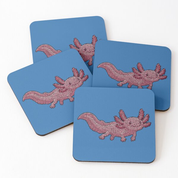 Item preview, Axolotl Dot Art Mosaic designed and sold by MSBM Designs.