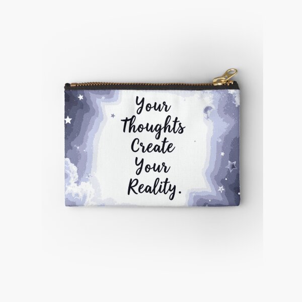 Item preview, Your Thoughts Create Your Reality Manifestation Quote Design designed and sold by THE JAVE STUDIOS.