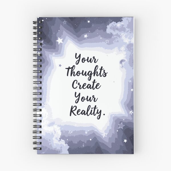 Item preview, Your Thoughts Create Your Reality Manifestation Quote Design designed and sold by THE JAVE STUDIOS.