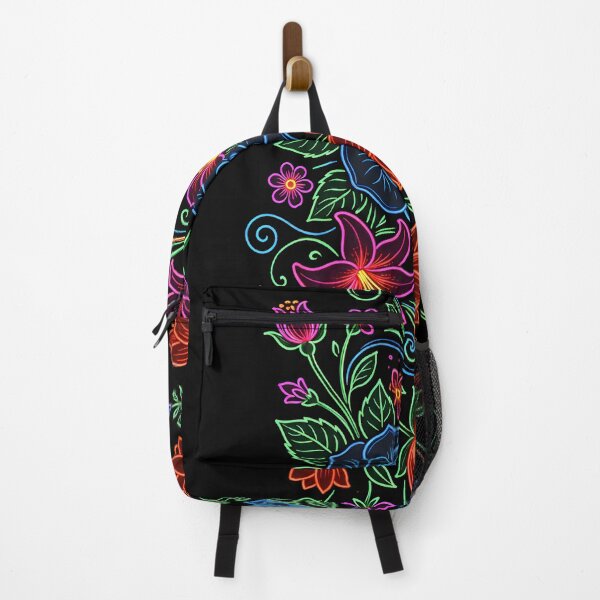 Item preview, Neon Bloom Garden – Vibrant Floral Glow Illustration designed and sold by blankTeeShirt.