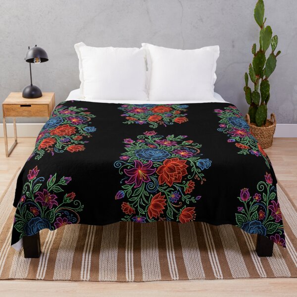 Item preview, Neon Bloom Garden – Vibrant Floral Glow Illustration designed and sold by blankTeeShirt.