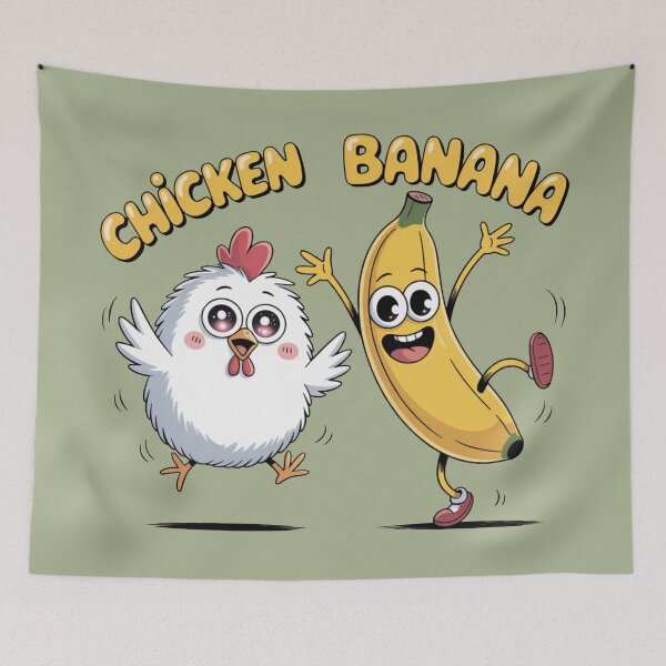 Item preview, FUNNY CUTIE DANCING CHICKEN BANANA! designed and sold by SharingLove.