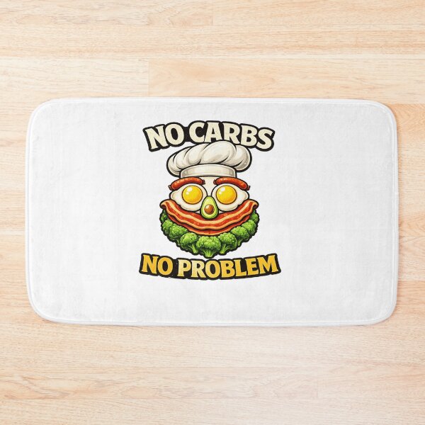 Item preview, No Carbs No Problem Keto Diet Funny Bacon Eggs Avocado T Shirt designed and sold by MyOwnLab.