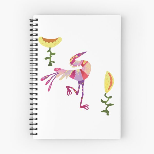 Item preview, Ilustración de un lindo flamenco con flores: estética de pájaro tropical rosa. designed and sold by FaliushART.