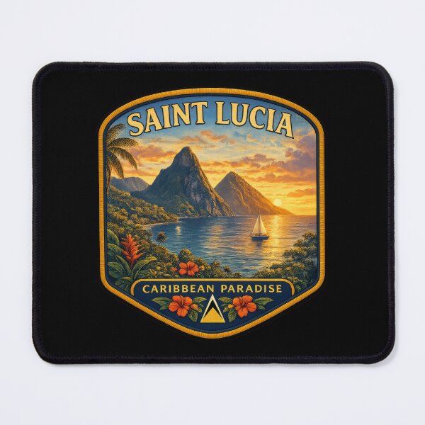Item preview, Saint Lucia Paradise Captivates designed and sold by scicilysimonee.