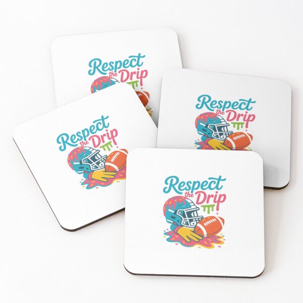 Item preview, Respect The Drip Football — Colorful Sports Art |  Vibrant Streetwear Design designed and sold by Colorful-Garden.