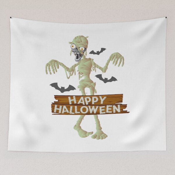 Item preview, Mummy Scary and Spooky Happy Halloween Fun Graphic designed and sold by SassyYetClassy.