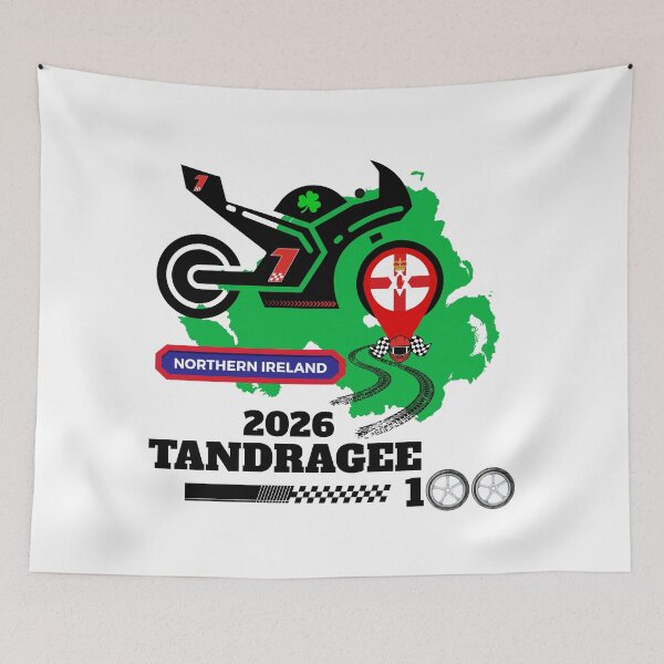 Item preview, Tandragee 100 Motorcycle Road Racing County Armagh, Northern Ireland. designed and sold by MPC-Mince-Pies.