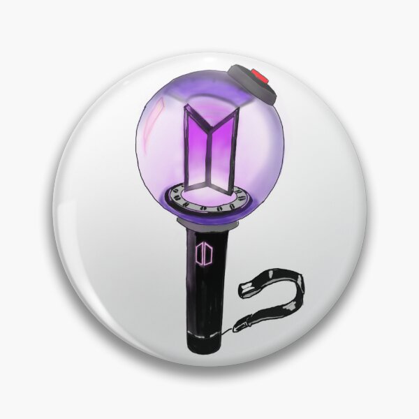 Item preview, BTS Lightstick ver 4 (color) designed and sold by SujanDrawsGY.
