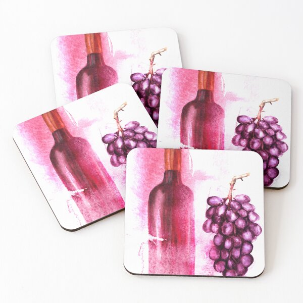 Item preview, Red wine and grapes designed and sold by bokasin.
