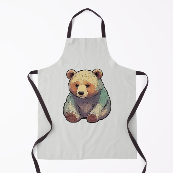 Item preview, Geometric Bear – Modern Animal Art designed and sold by Tklezardesigns.