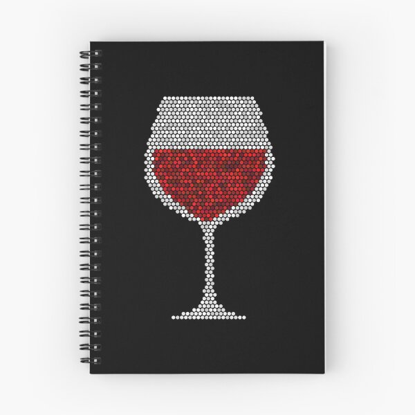 Item preview, Red Wine Glass Dot Art Mosaic designed and sold by MSBM Designs.