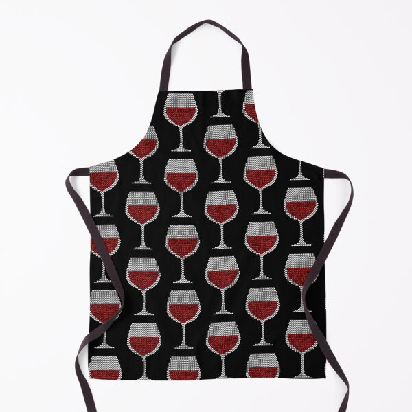 Item preview, Red Wine Glass Dot Art Mosaic designed and sold by MSBM Designs.