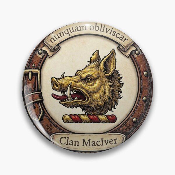 Item preview, Clan MacIver Crest designed and sold by BagTown Clans.