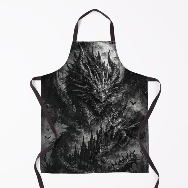 Item preview, Dark Gothic Dragon Moon Terror designed and sold by Vhurkys.