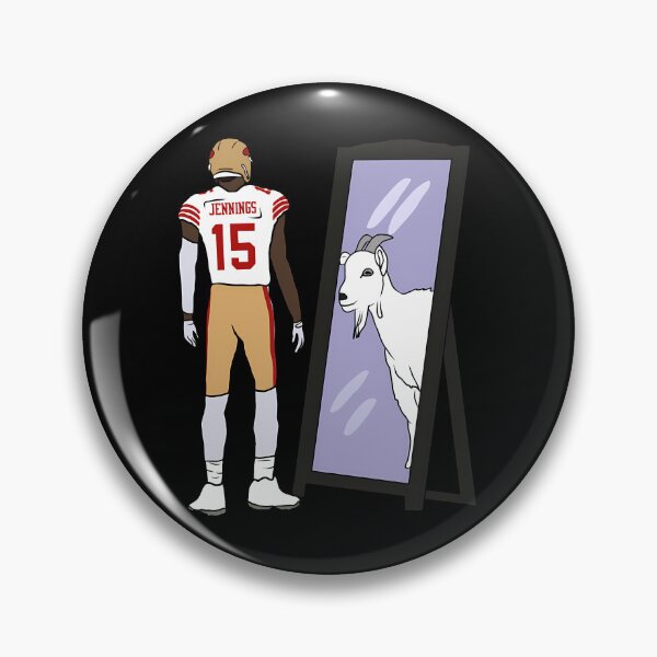 Item preview, Jauan Jennings Mirror GOAT  designed and sold by Cejo1.