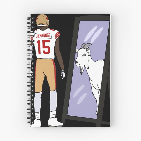 Item preview, Jauan Jennings Mirror GOAT  designed and sold by Cejo1.