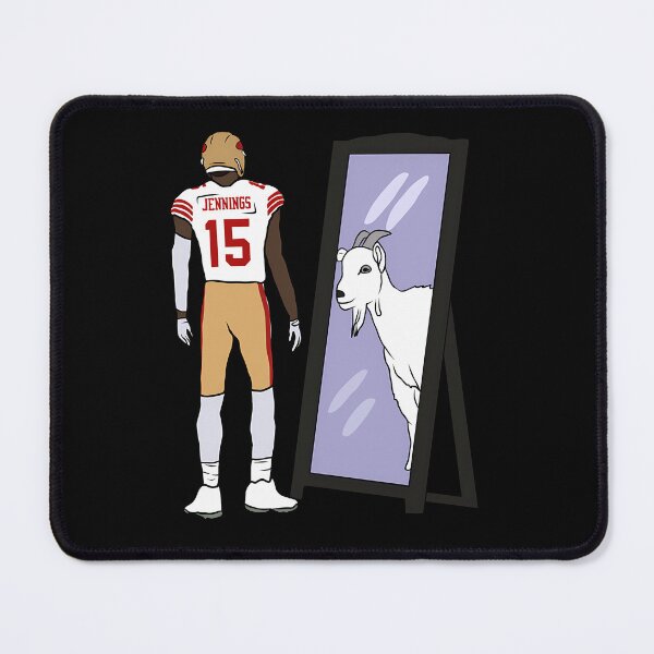 Item preview, Jauan Jennings Mirror GOAT designed and sold by Cejo1.